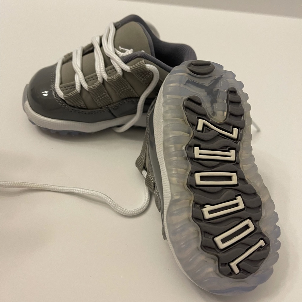 Jordan 11 Low Cool Grey Toddler Size 3C